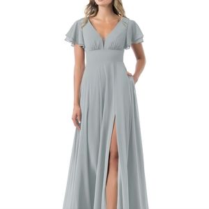AZAZIE DOLPHIN GREY Bridesmaid dress